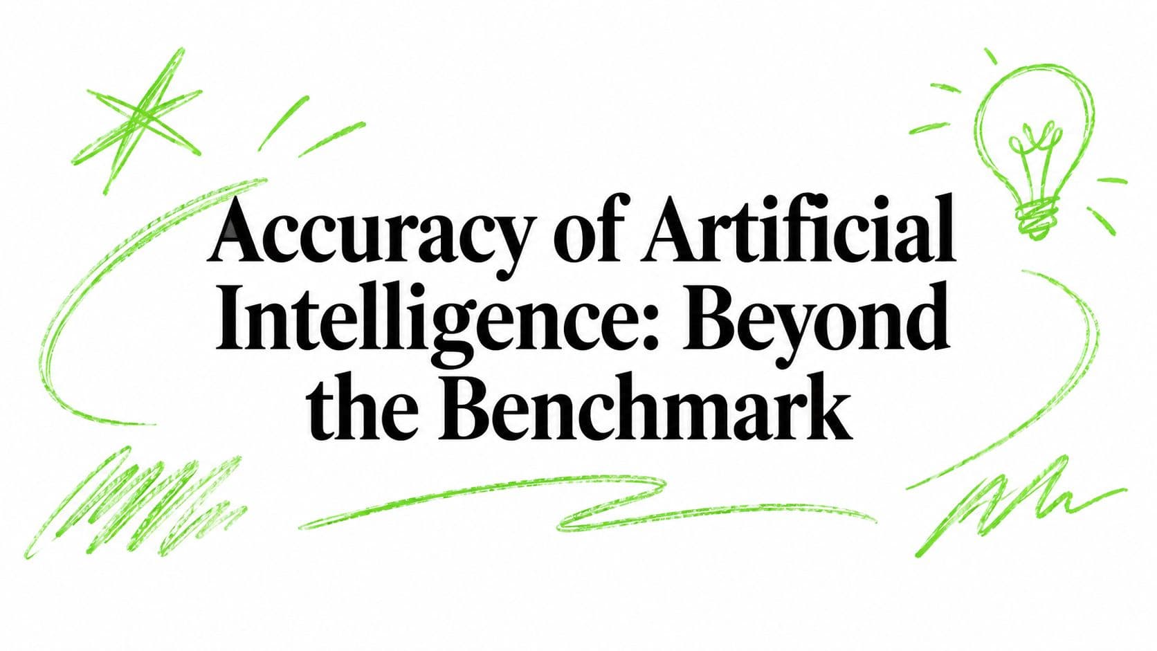 Accuracy of Artificial Intelligence: Beyond the Benchmark