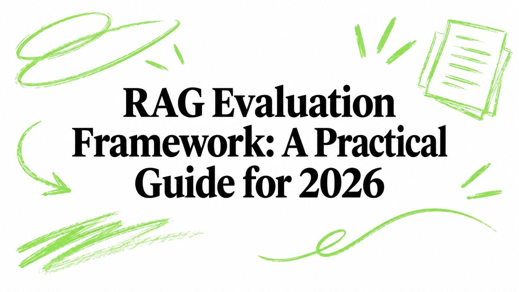 RAG Evaluation Framework: A Practical Guide for 2026