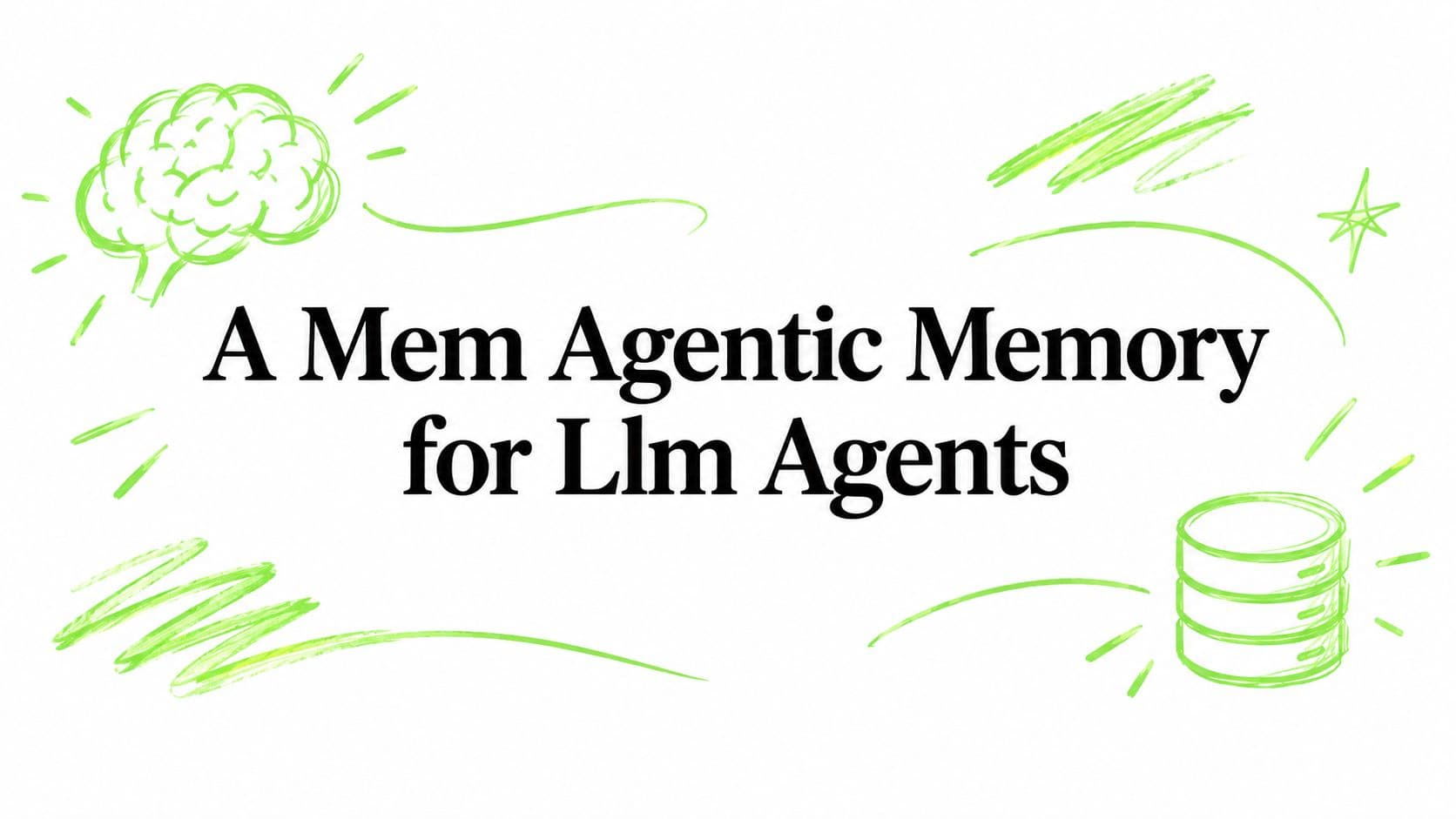 A Mem Agentic Memory for Llm Agents